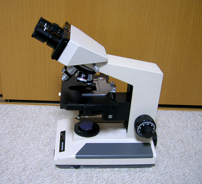 オリンパス 実習・研究用生物顕微鏡 CHC-001 取説/カバー/プレパラート付